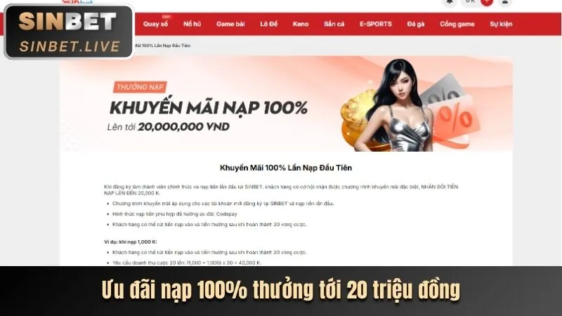 Người chơi nhận thưởng chào mừng khi tham gia cá cược thể thao rr88 game
